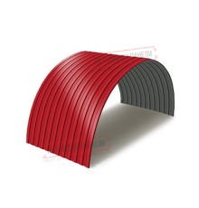 Профнастил СС10ПГ-1150-0.5 Полиэстер RAL3020