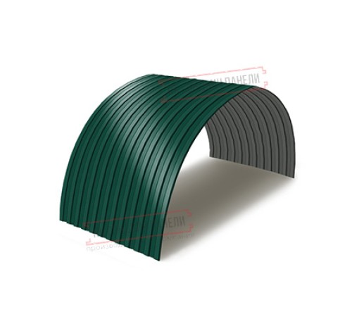 Профнастил СС10ПГ-1150-0.65 Полиэстер RAL6005