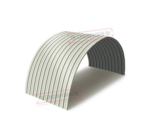 Профнастил СС10ПГ-1150-0.65 Полиэстер RAL9003