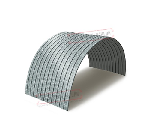 Профнастил СС10ПГ-1150-0.55 Оцинкованный