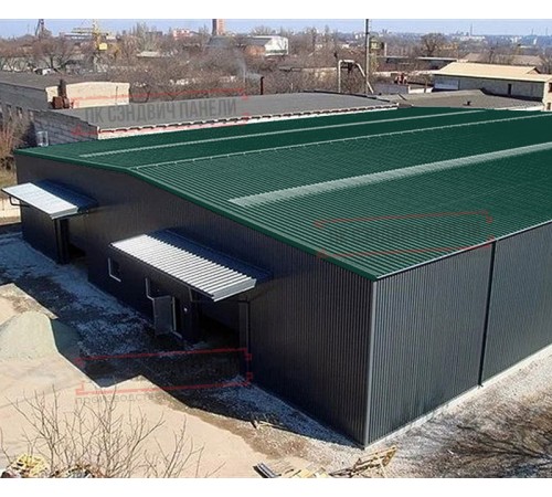 Профлист Н200-840 Полиэстер RAL-6005-0.7