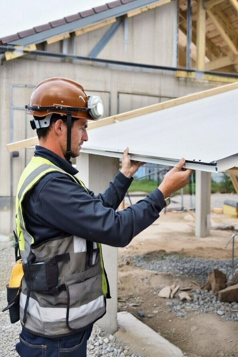 Профнастил: монтаж и узлы