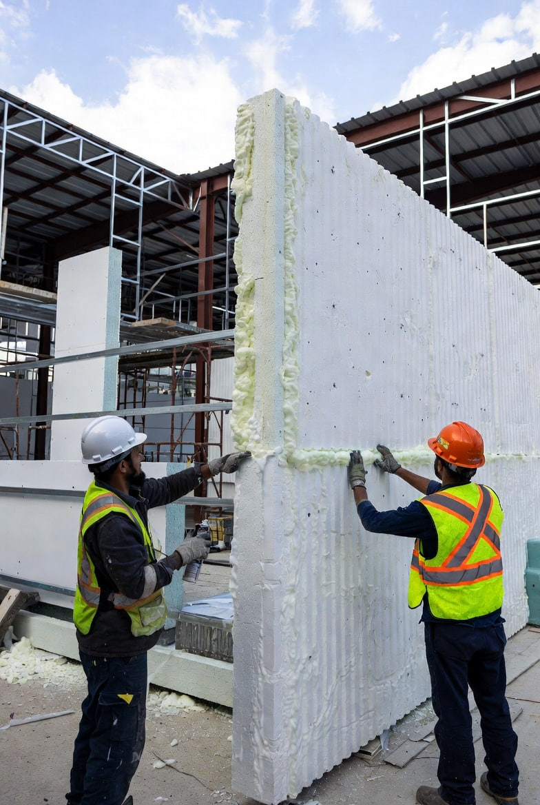 Панели PIR для холодильных камер: пример объекта