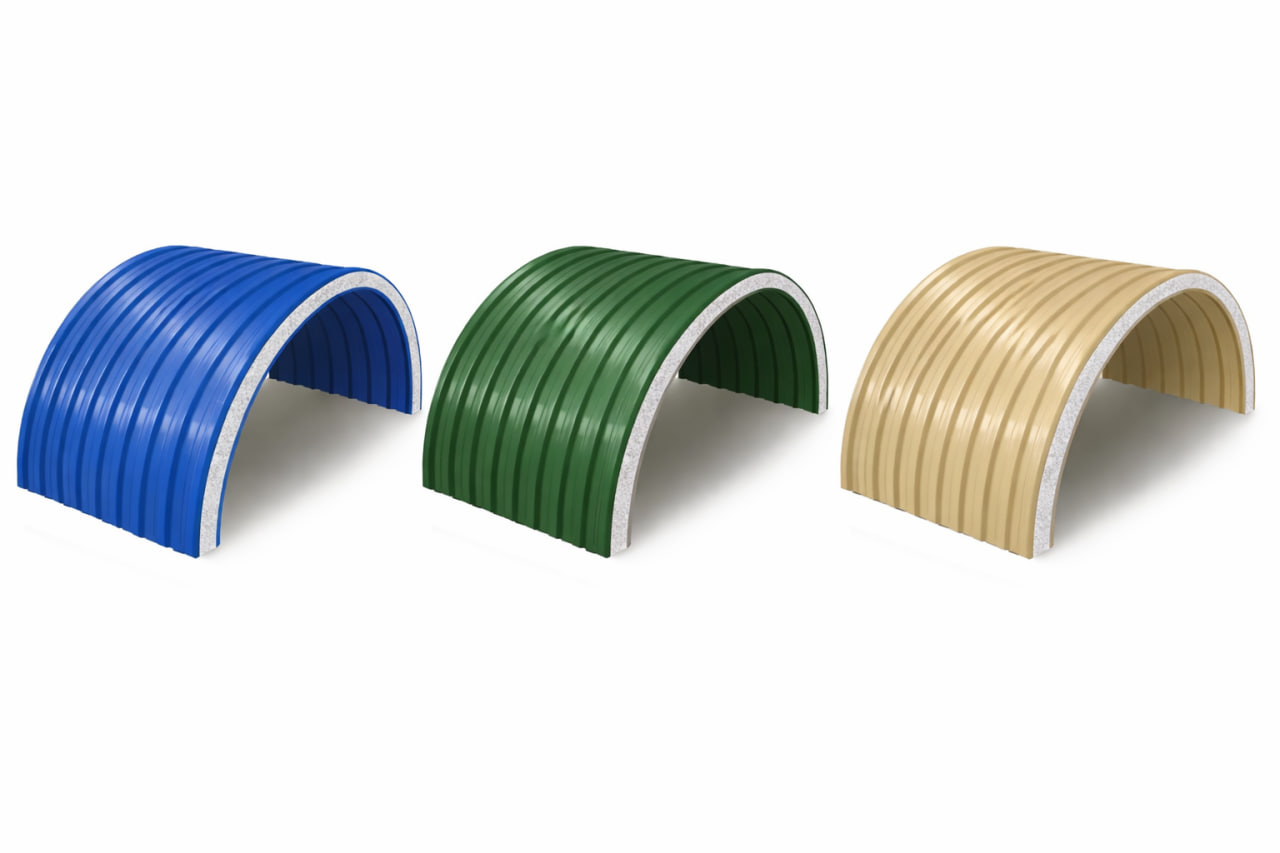 Арочные панели по покрытию