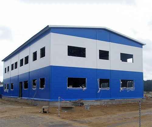 Объект из сэндвич-панелей — пример 3