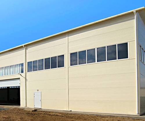 Стеновые сэндвич-панели 140 мм — объект 1