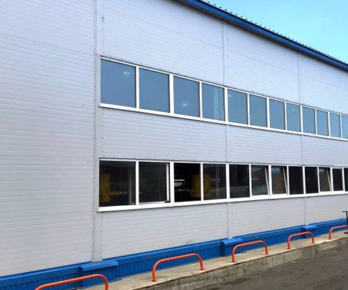 Стеновые сэндвич-панели 140 мм — объект 2