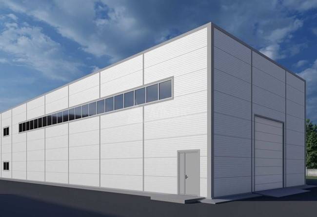 Стеновые сэндвич-панели 120 мм — объект 2