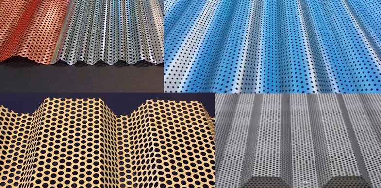 Перфорированный профнастил Т-6 производство