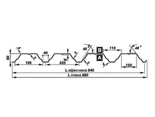 Монтаж перфорированного несущего профнастила Т-60