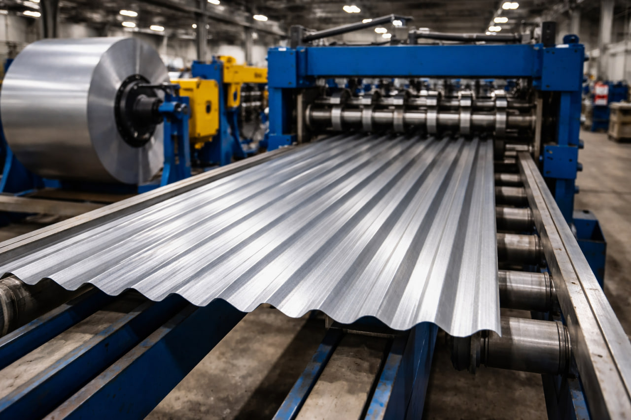 Профлист С8 на объекте — пример