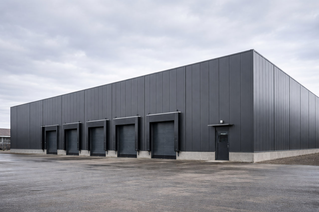 Сэндвич-панели нестандартной ширины — пример