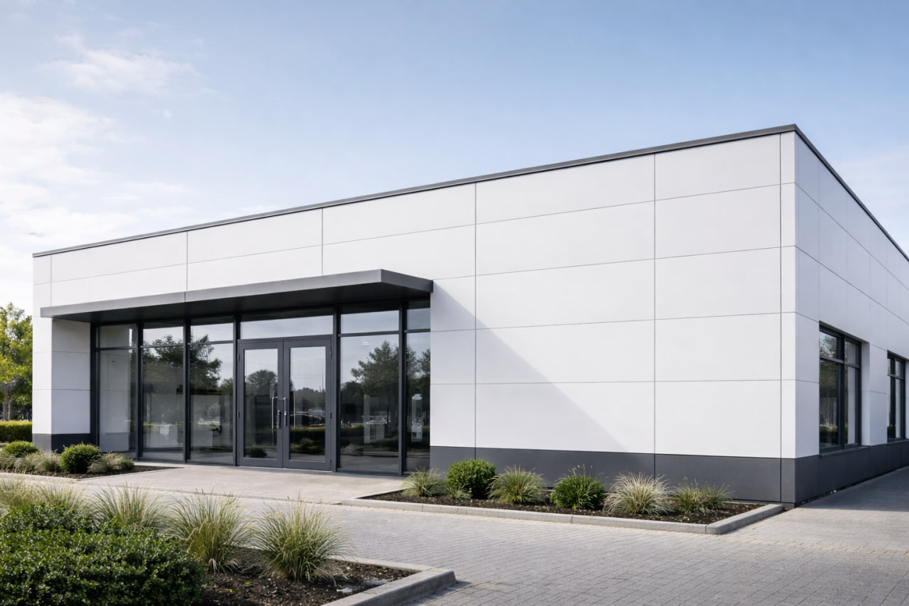 Сэндвич-панели для производств и коммерческих объектов