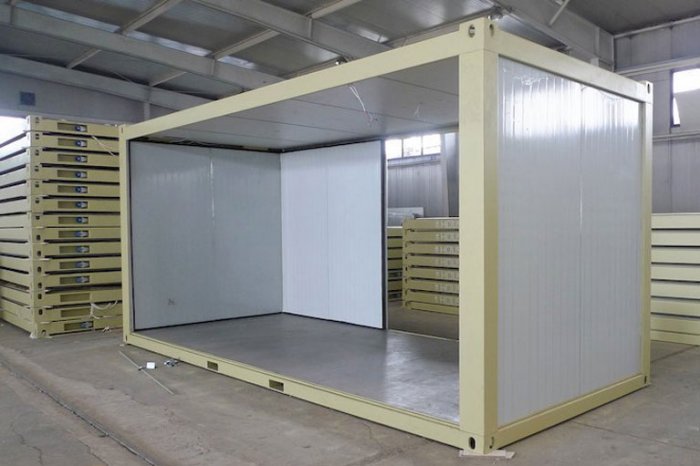 Сэндвич-панели для холодильных камер из минеральной ваты — фото/пример на объекте