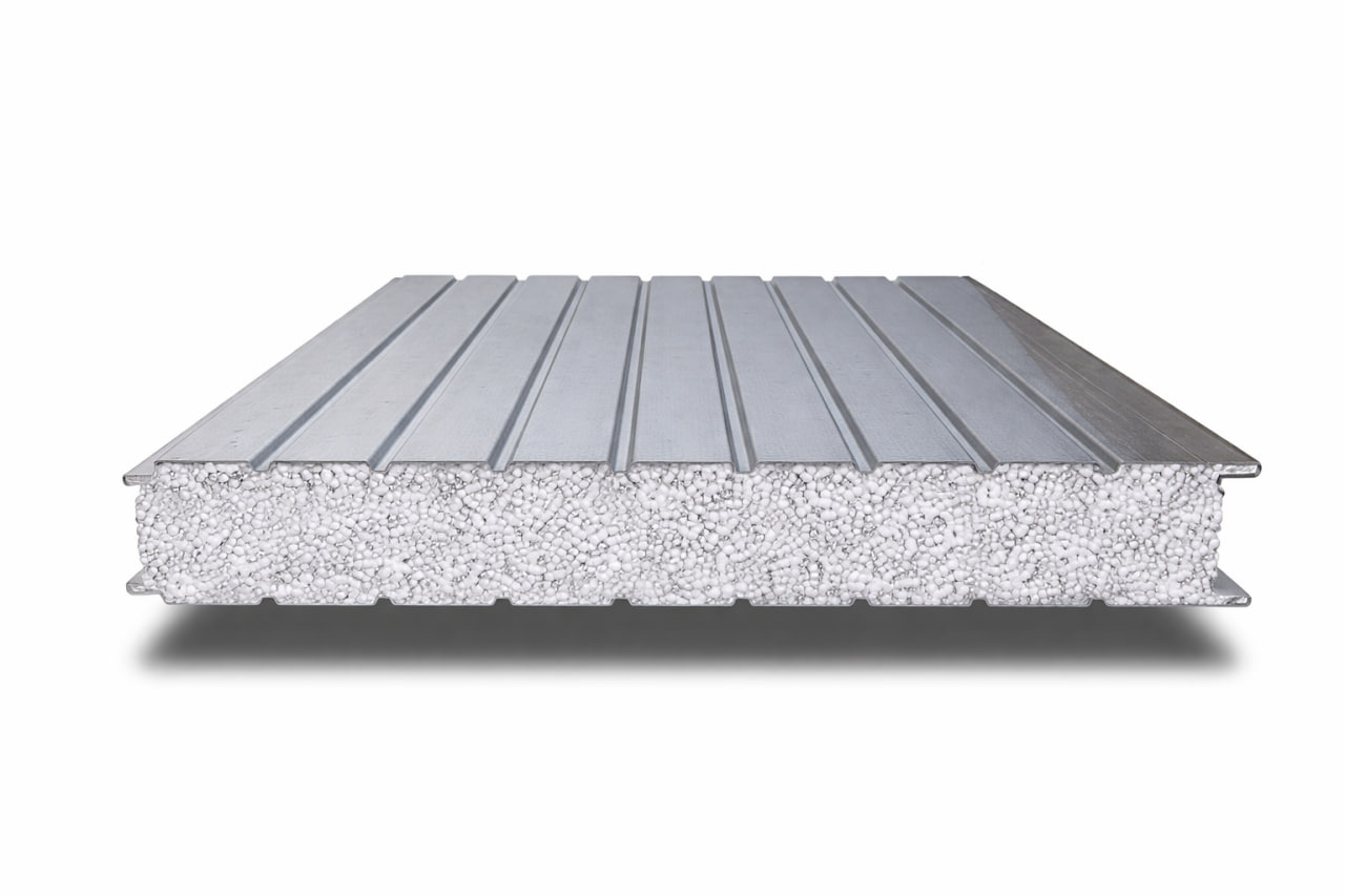 Стеновая сэндвич-панель из нержавейки с пенополистиролом