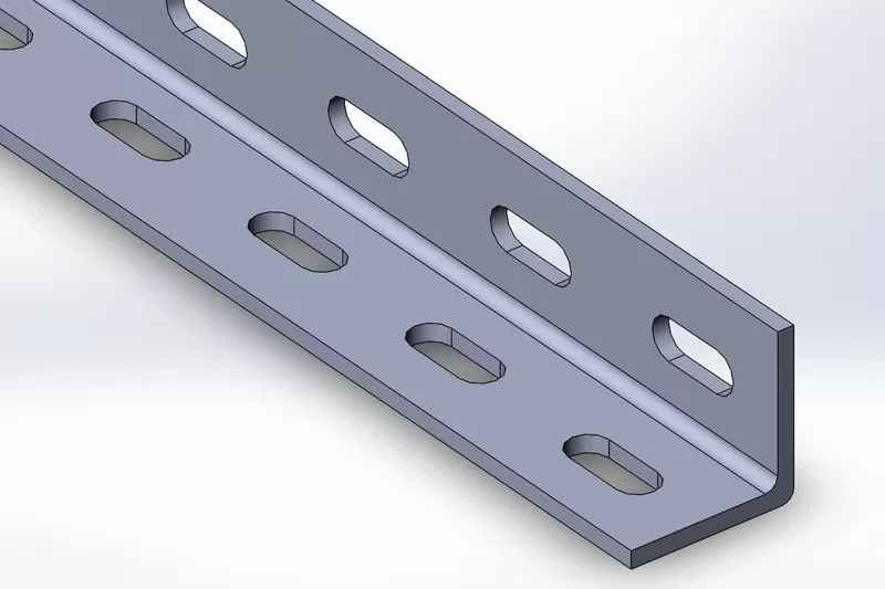 L-образный профиль перфорированный