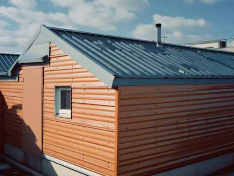 Кровля из сэндвич-панелей — объект 2