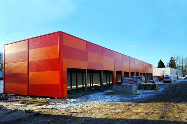 Стеновые сэндвич-панели 80 мм — объект 3